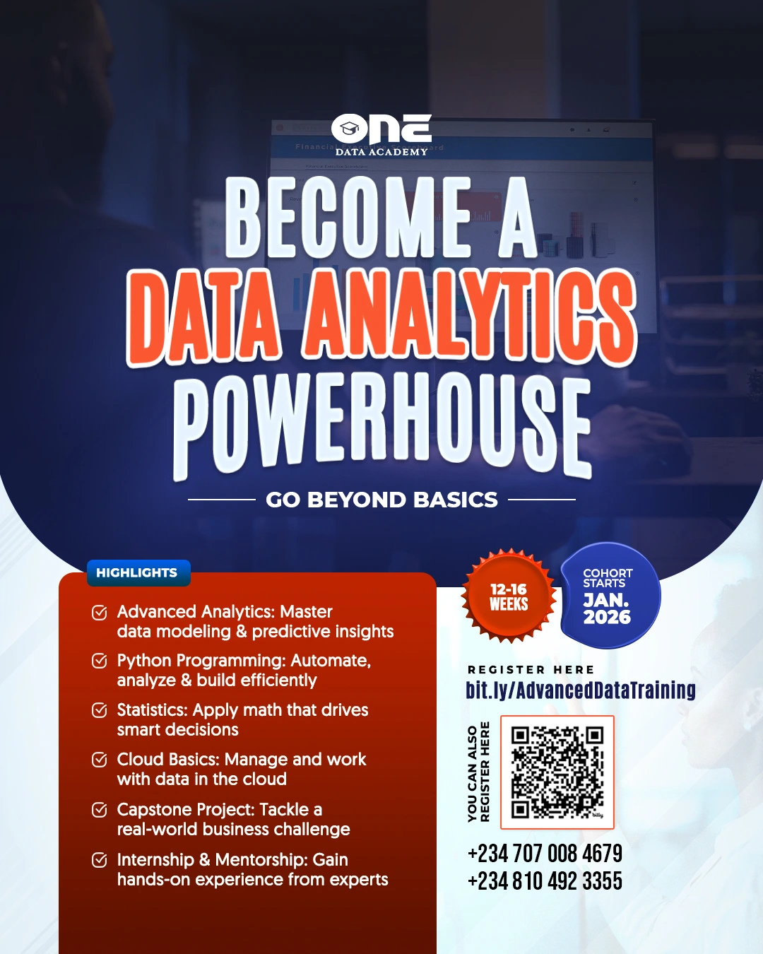 Become a Data Analytics Powerhouse graphic