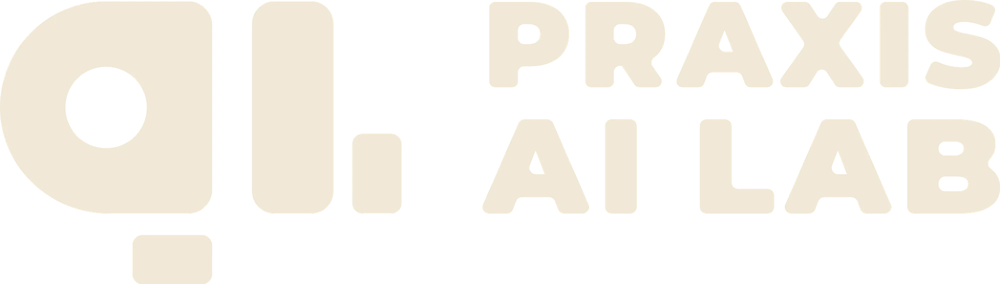 Praxis AI Lab reversed logo