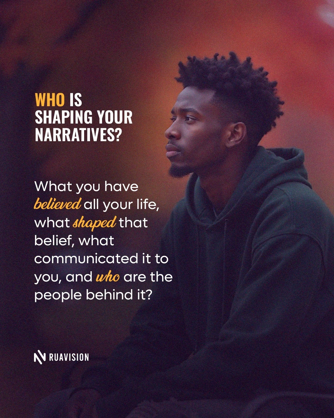 Who Is Shaping Your Narratives? graphic